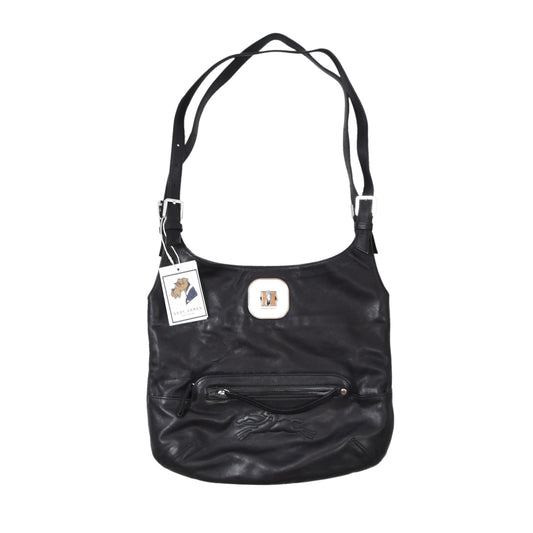 Longchamp Paris Leather Bag - Black