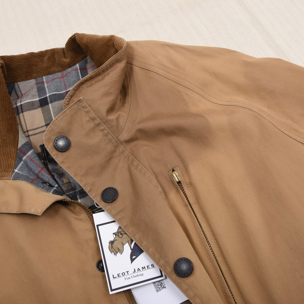 Vintage Barbour A892 Beaulieu Jacke Gr. M - Tan