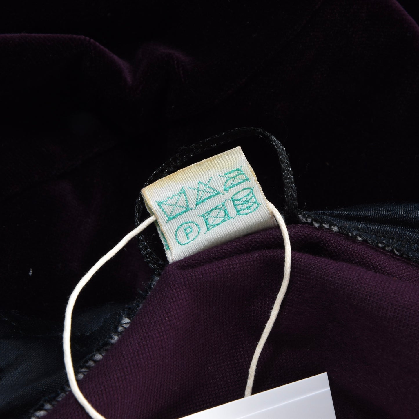 Vintage Palmers Velvet Smoking Jacket/Robe - Aubergine/Eggplant