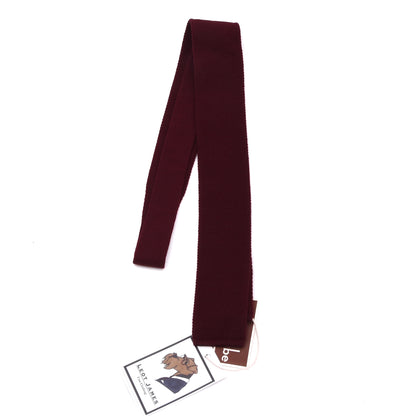 NOS Brieftaube 100% Woll-Strickkrawatte Griechenland – Bordeaux
