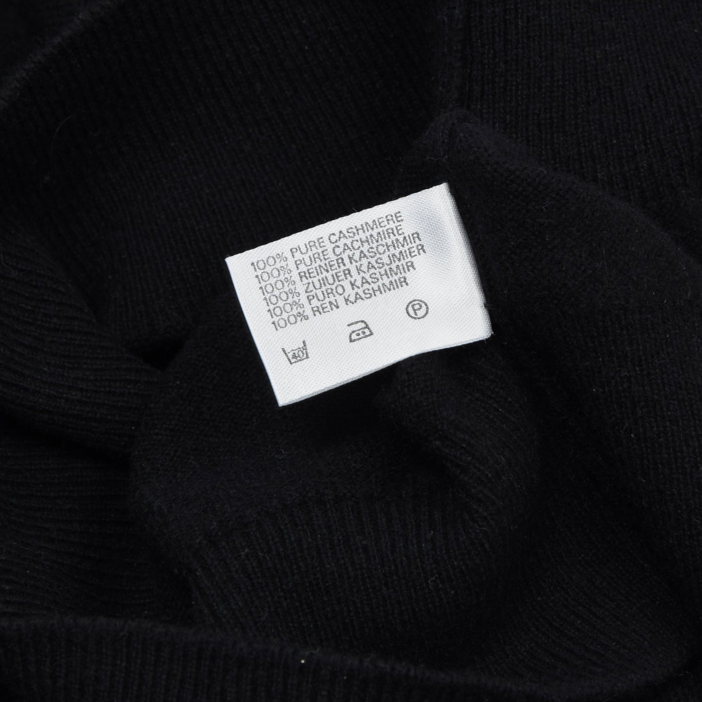 Peter Scott 100% Cashmere Sweater Size UK40 Chest ca. 56cm - Black