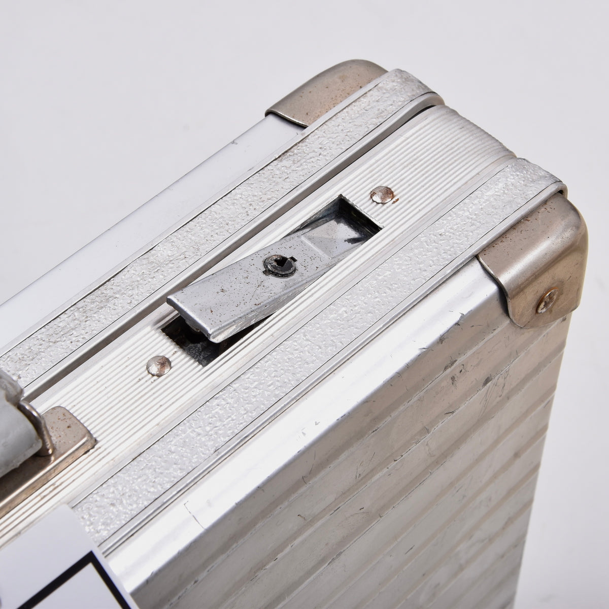 Vintage Rimowa Aluminum Attaché/Aktenkoffer ca. 46 cm Breit - Silber