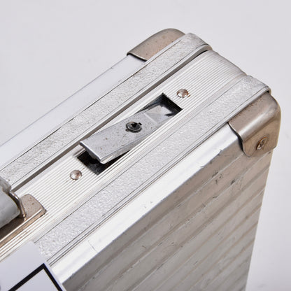 Vintage Rimowa Aluminum Attaché/Aktenkoffer ca. 46 cm Breit - Silber