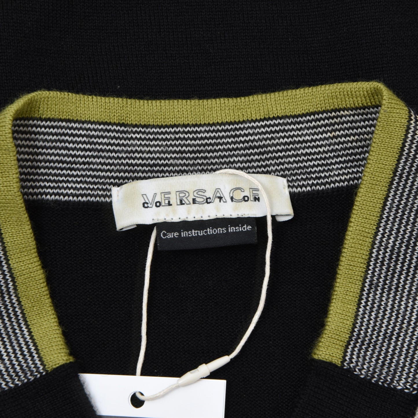 Versace Collection Wool Sweater Size L Chest ca. 51.5cm