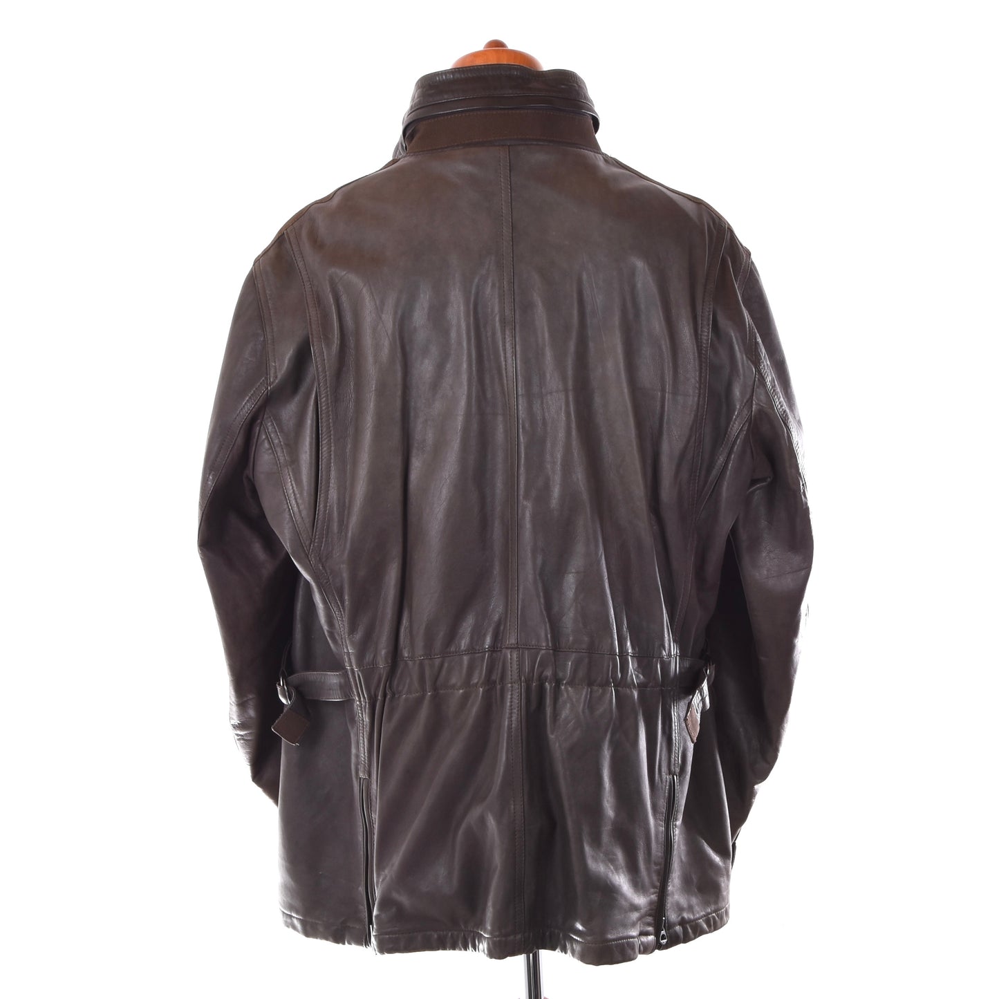 Delan Leather Jacket Size 58 ca. 64cm - Brown
