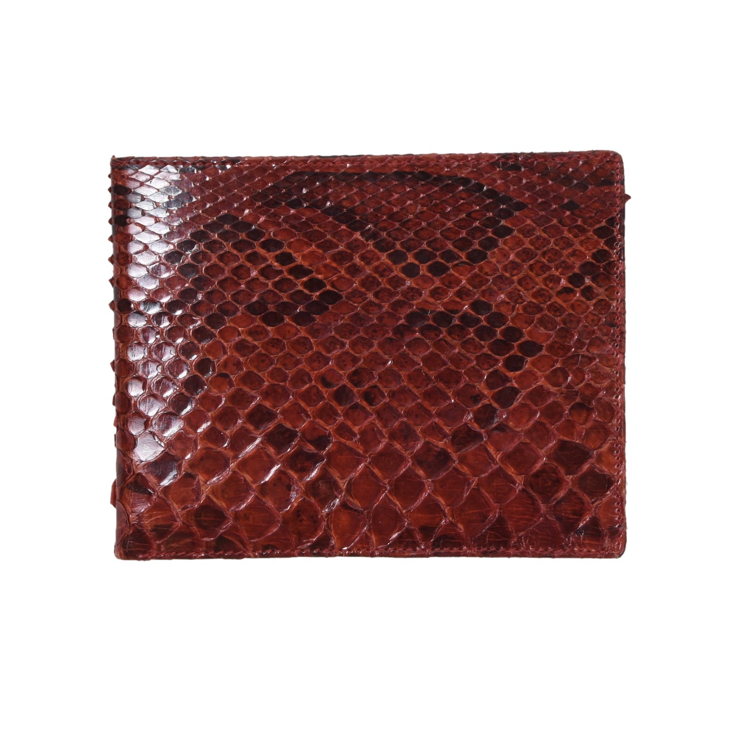 Python Snakeskin Wallet ca. 12cm - Red