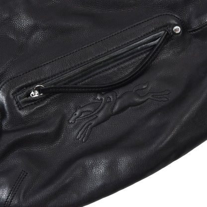 Longchamp Paris Leather Bag - Black