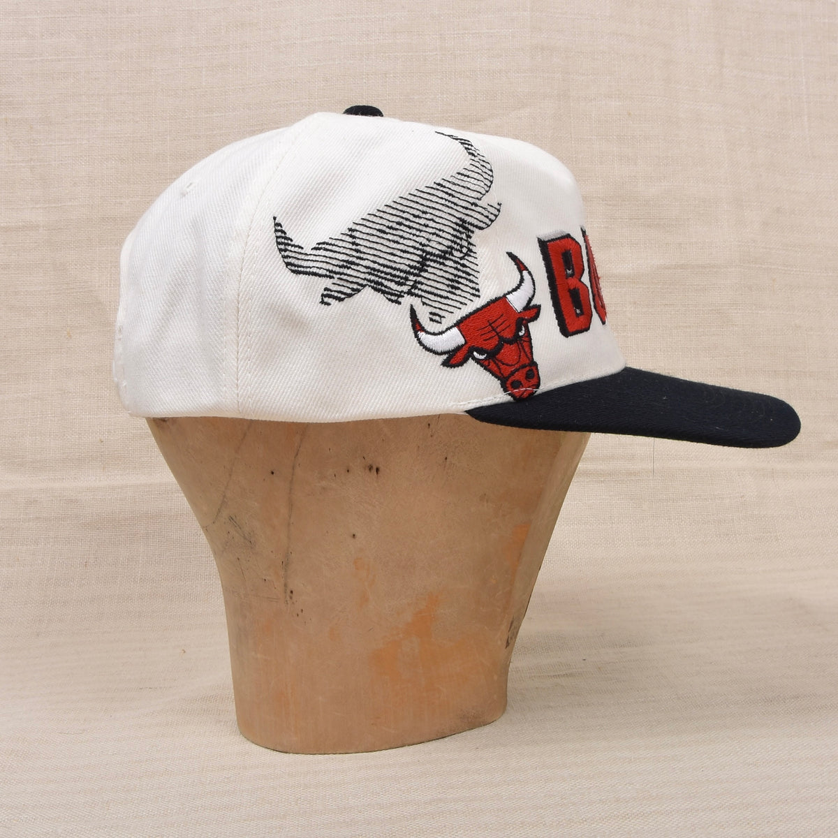 Vintae Sports Specialties 1990er Chicago Bulls Snapback - Weiß