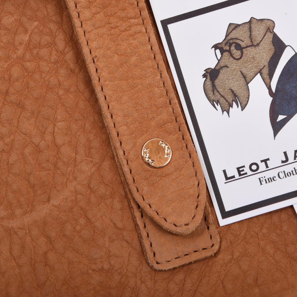 Soccx Leather Case/Receipt Wallet - Brown