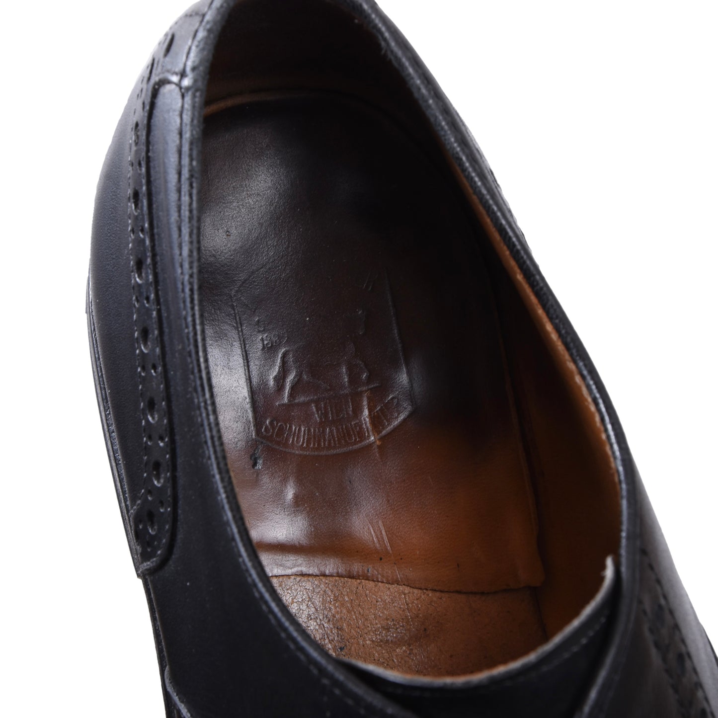 Ludwig Reiter Vintage Cap Toe Schuhe Größe 7 - Schwarz