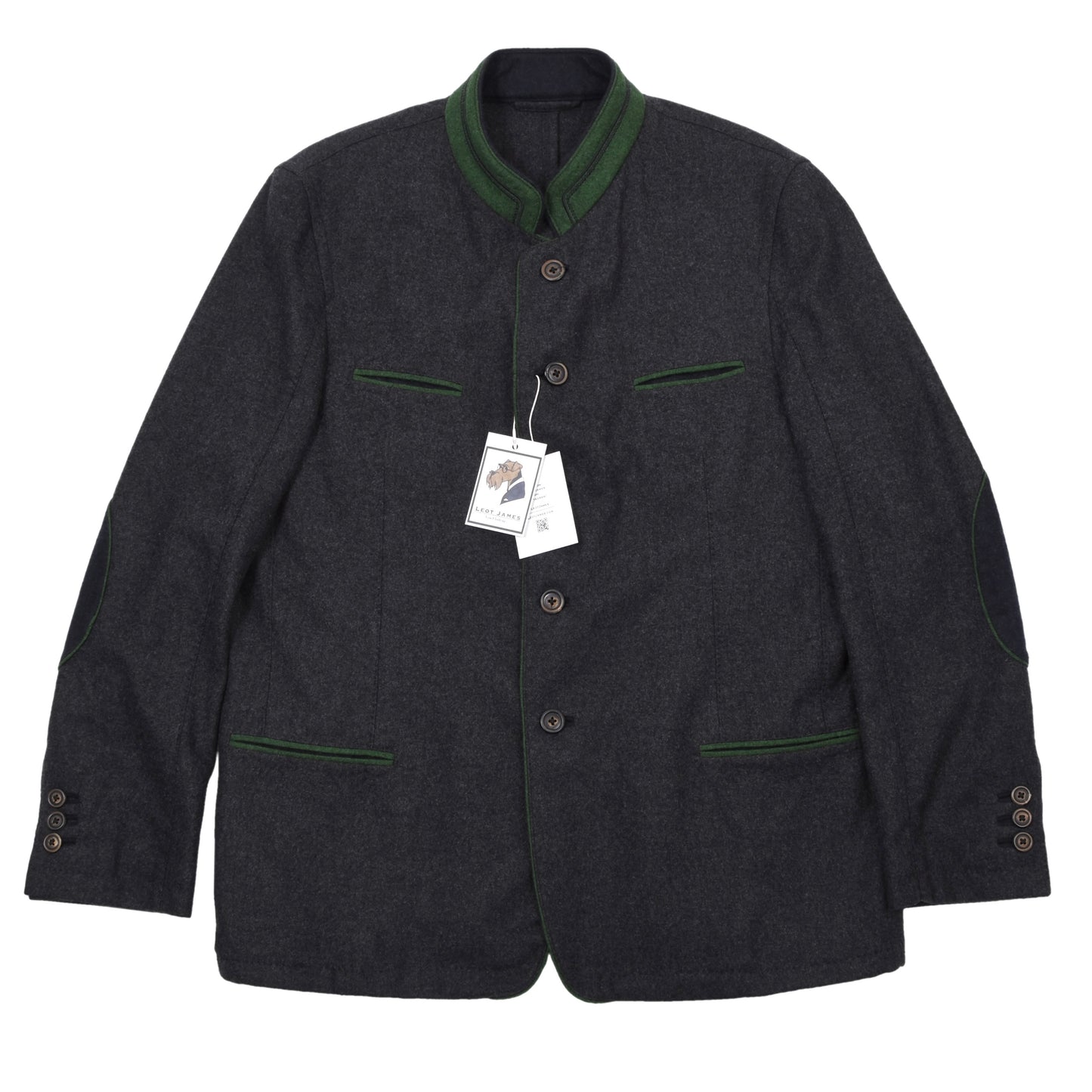 Weber & Frey x Lodenfrey Janker/Jacke aus 100% Wolle Größe 54 ca. 60cm - Grau
