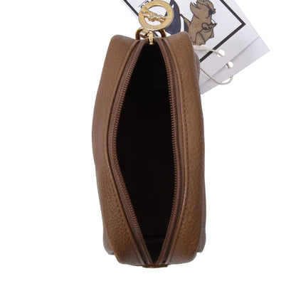 Longchamp Paris Leather Pouch Foulonne ca. 6.5cm - Burgundy (Copy)