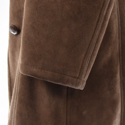 Johan Szabo Shearling Coat Feat. Fur Collar Chest ca. 58cm - Brown