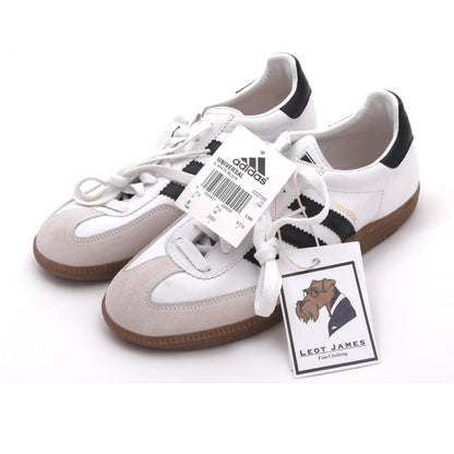NOS 1998 Adidas Universal Sneakers Gr. 41 1/3 - Weiß/Schwarz
