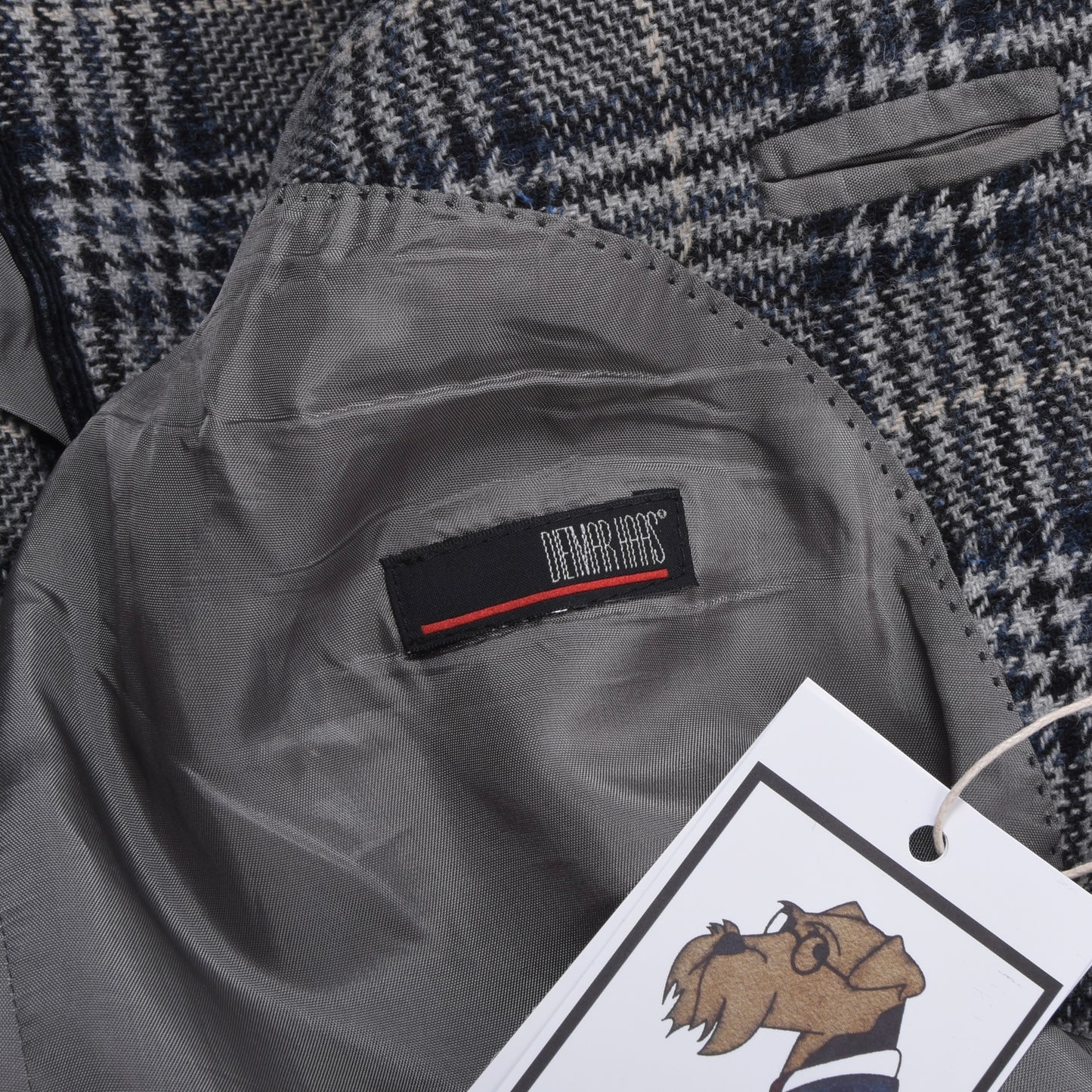 Dietmar Haas Moon Tweed-Jacke, Größe 54 (ca. 59,5 cm) – Kariert