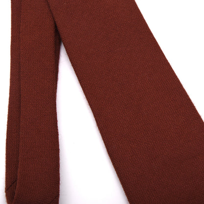 NOS Craigmill Krawatte 100% Schurwolle Made in Scotland – Rostorange