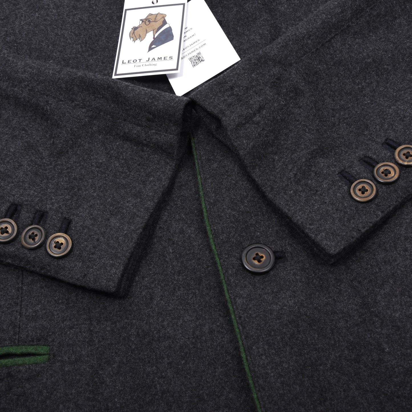 Weber & Frey x Lodenfrey Janker/Jacke aus 100% Wolle Größe 54 ca. 60cm - Grau