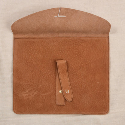 Soccx Leather Case/Receipt Wallet - Brown