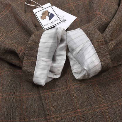 Hugo Boss 100% Wool Tweed Jacket Size 52 - Windowpane