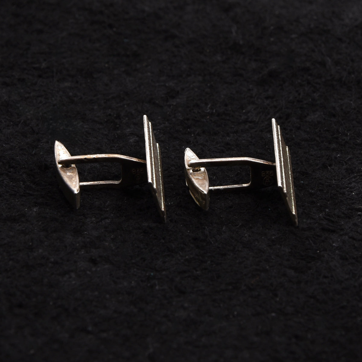 Vintage Hermann Mürle .835 Silver Cufflinks