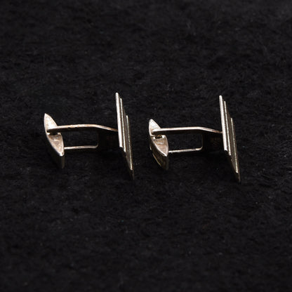 Vintage Hermann Mürle .835 Silver Cufflinks