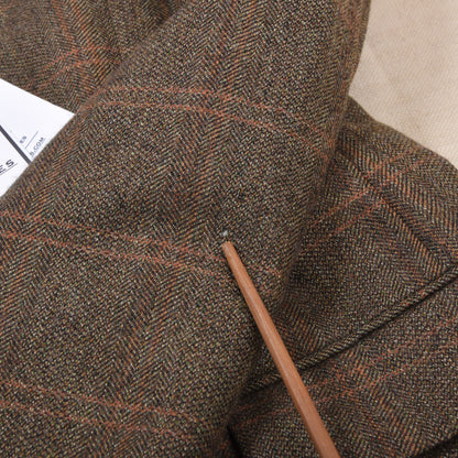 Hugo Boss 100% Wool Tweed Jacket Size 52 - Windowpane