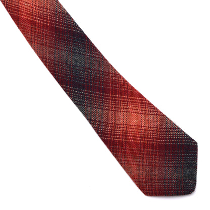 Millars Connemara Tweeds Krawatte Made in Ireland - Rot/Orange Plaid