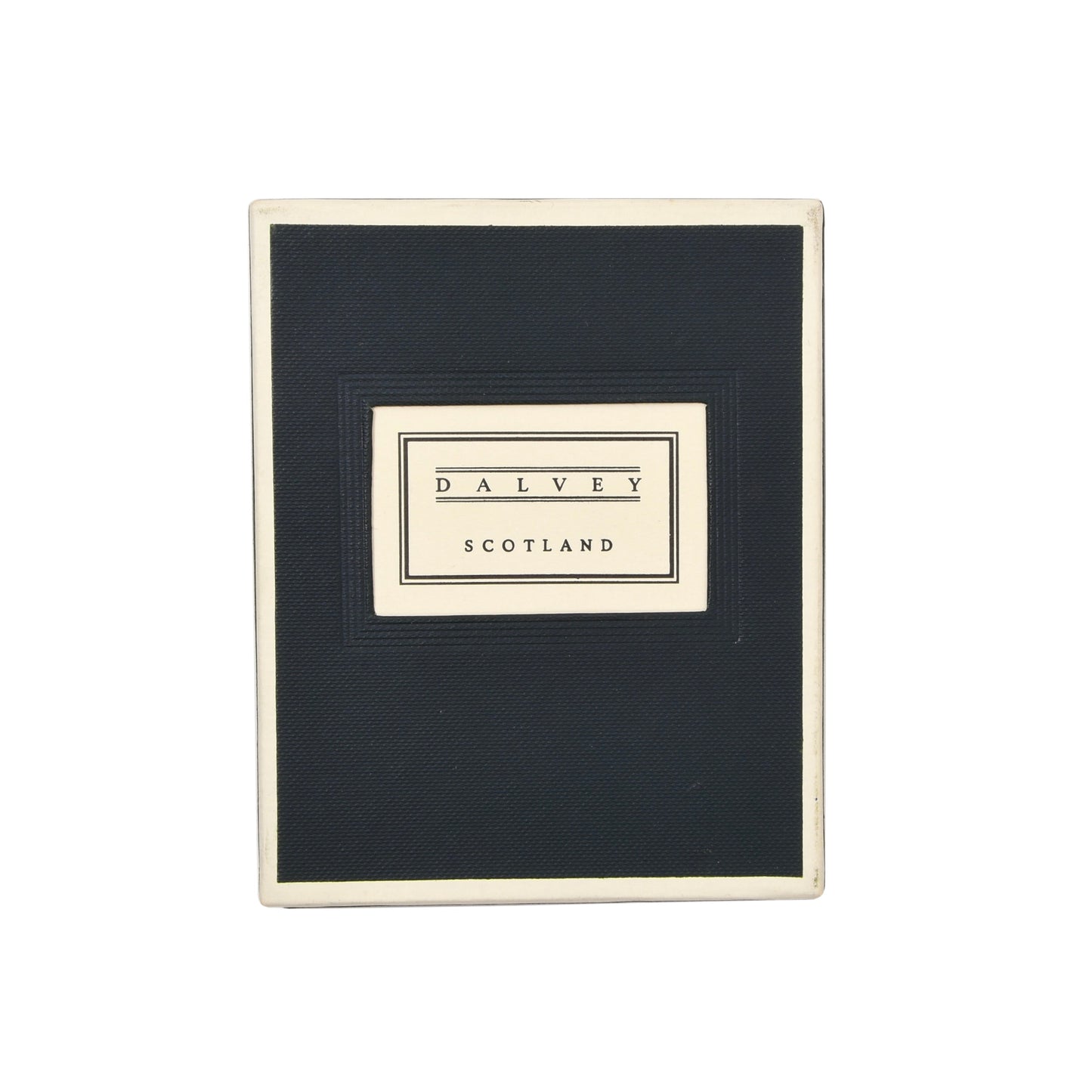 New Dalvey Scotland Leather Card Case & Money Clip - Black