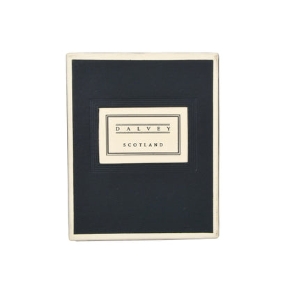 New Dalvey Scotland Leather Card Case & Money Clip - Black