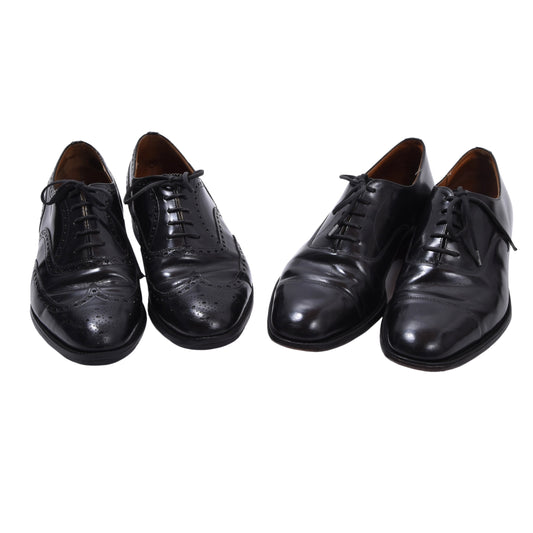 Zwei Paar Church's Vintage-Schuhe, Größe 7,5F &amp; 7,5G – Schwarz