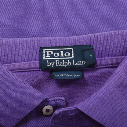 Polo Ralph Lauren 4x Polo Shirts Size M Custom Fit ca. 48-52cm - Striped/Green/Black/Purple