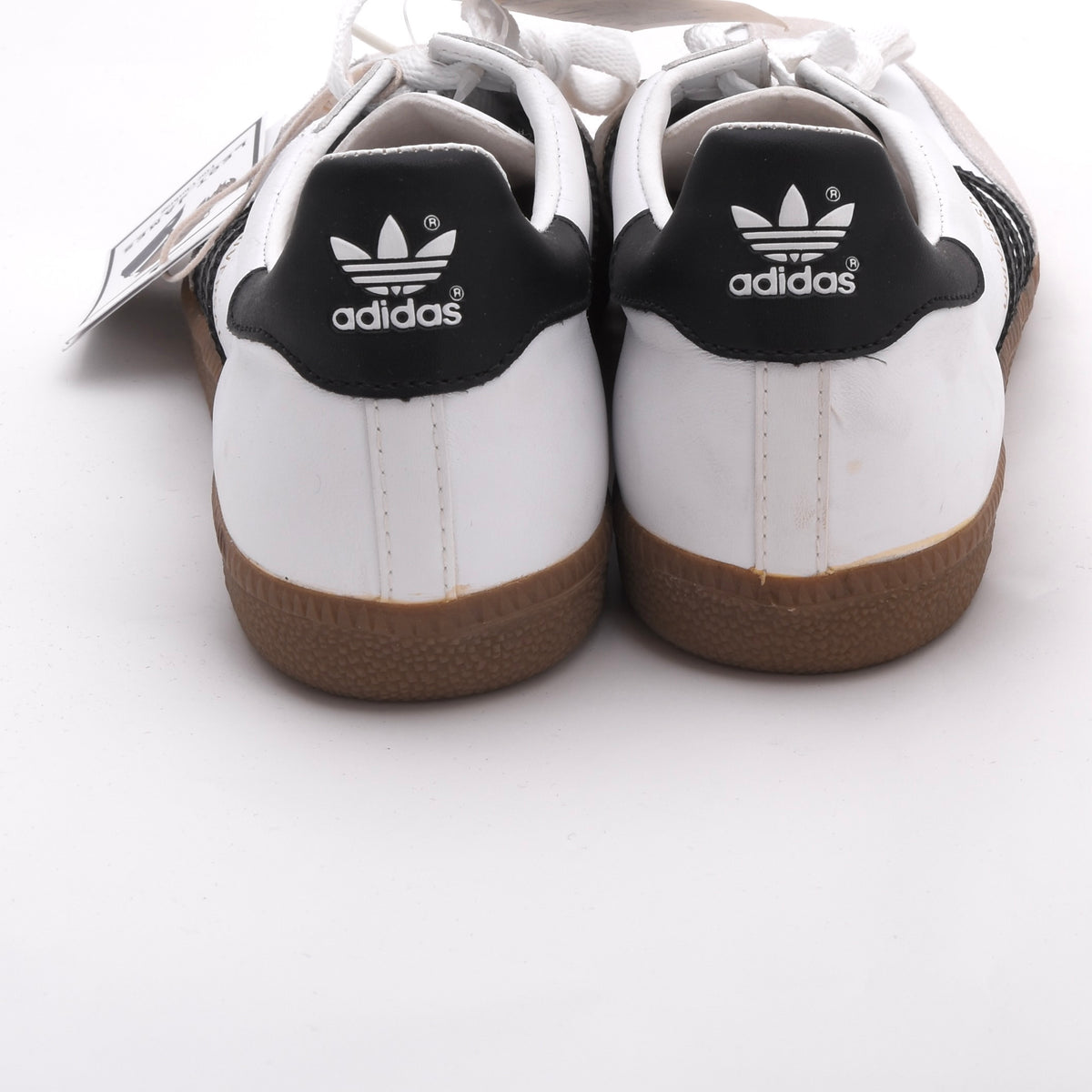 NOS 1998 Adidas Universal Sneakers Gr. 41 1/3 - Weiß/Schwarz