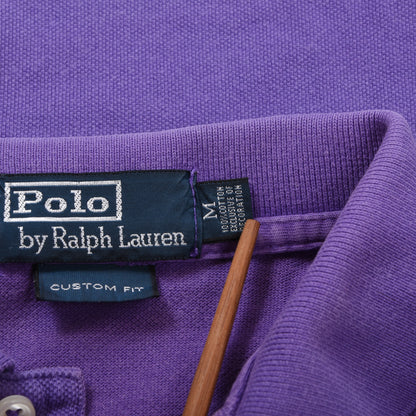 Polo Ralph Lauren 4x Polo Shirts Size M Custom Fit ca. 48-52cm - Striped/Green/Black/Purple
