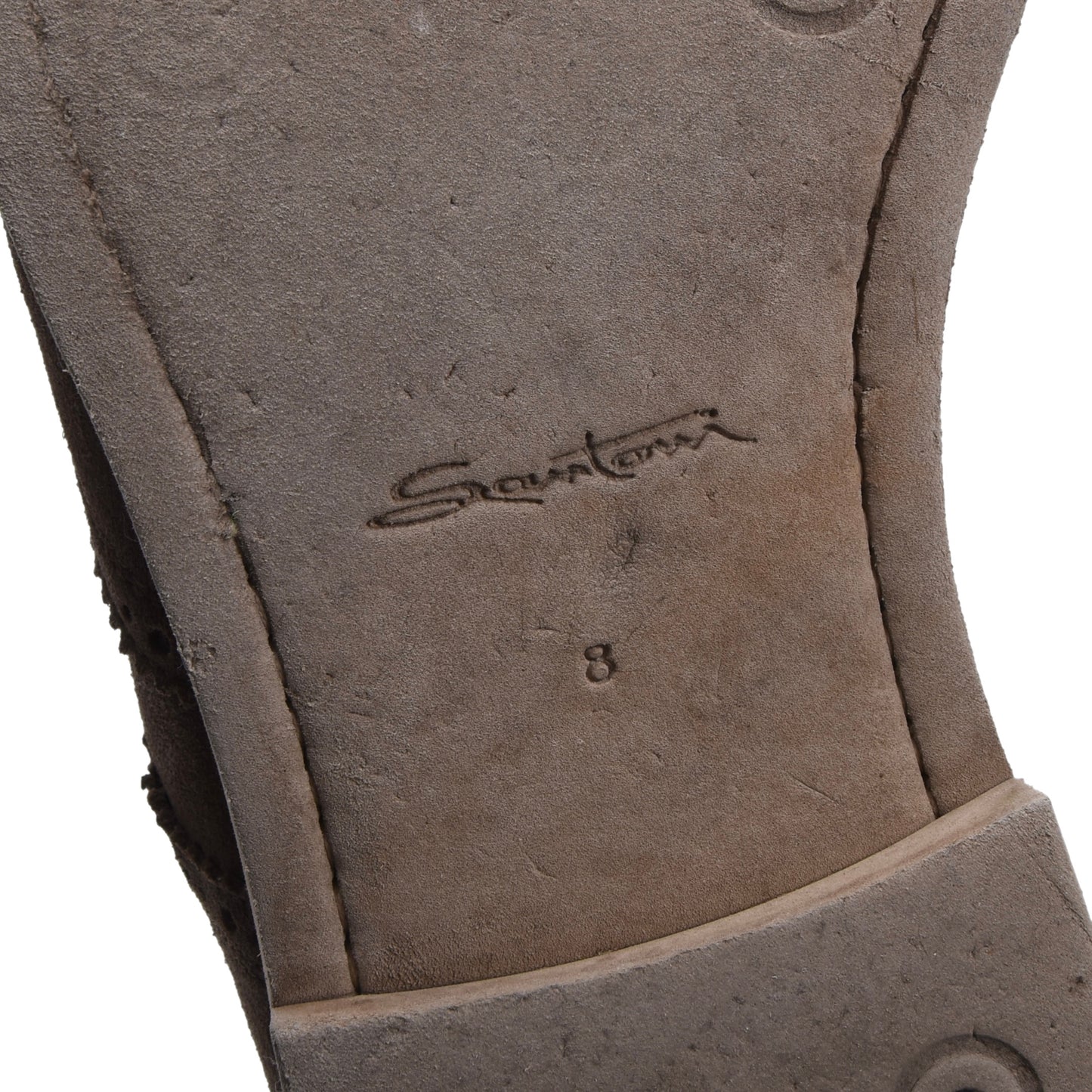 Santoni Wildlederschuhe Größe 8 - Beige/Hellbraun
