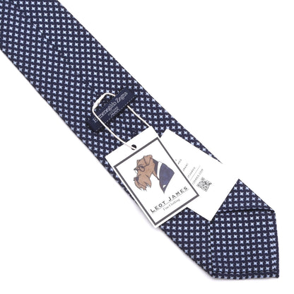 Ermenegildo Zegna Couture 3 Fold 100% Seide Krawatte Made in Italy – Marineblau