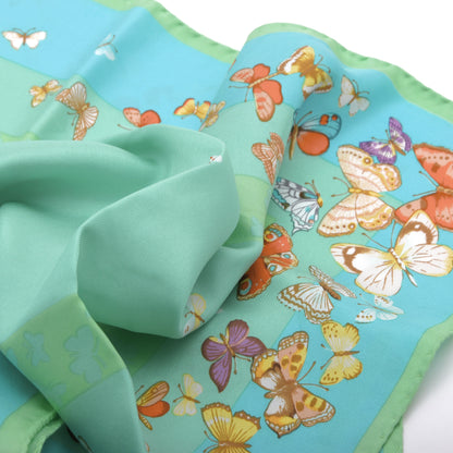 Renard Silk Pocket Square 46.5x48.5cm - Butterflies