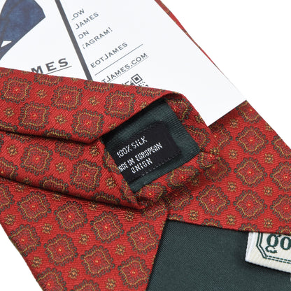 Gössl 100% Silk Tie ca. 146.5cm/10cm - Red