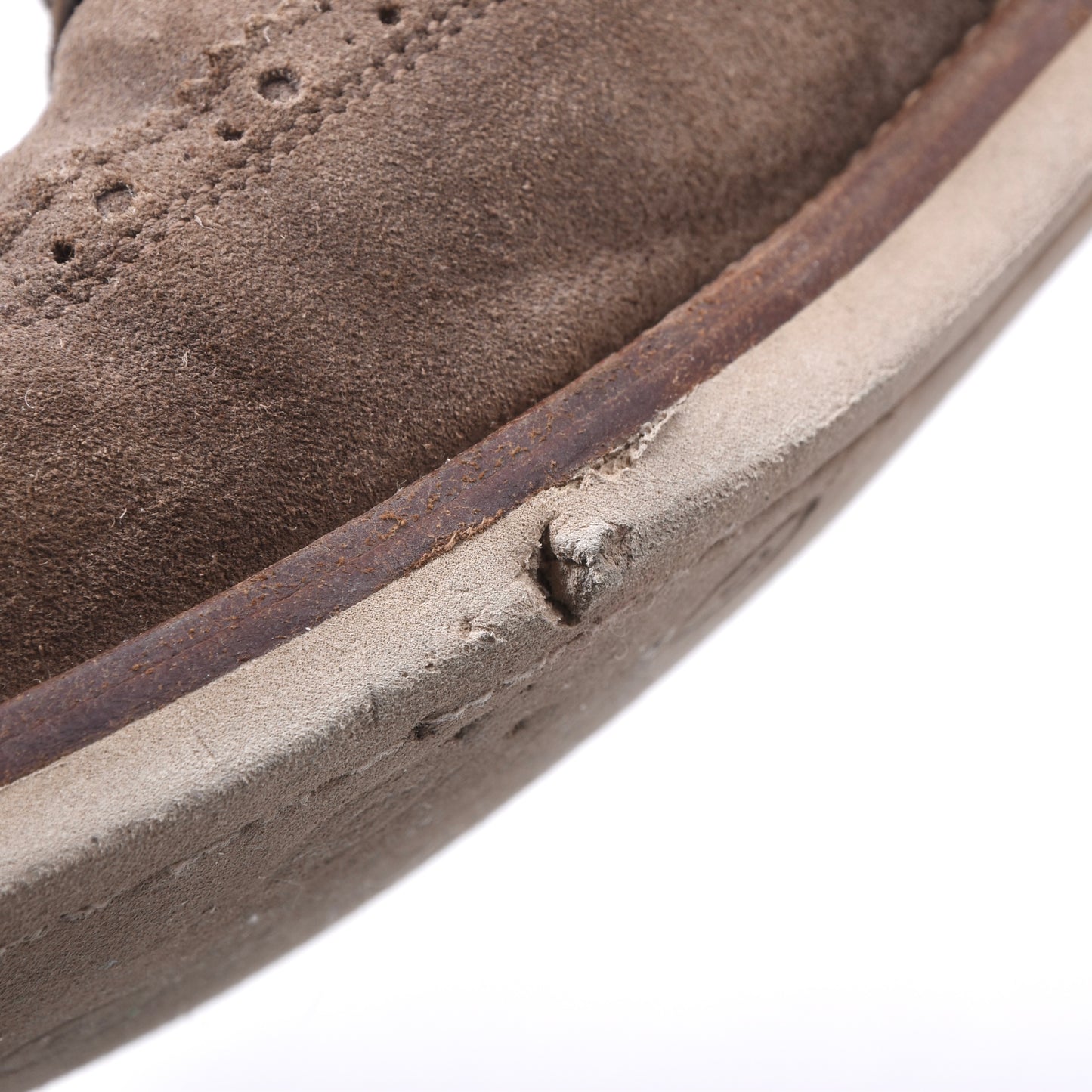 Santoni Wildlederschuhe Größe 8 - Beige/Hellbraun