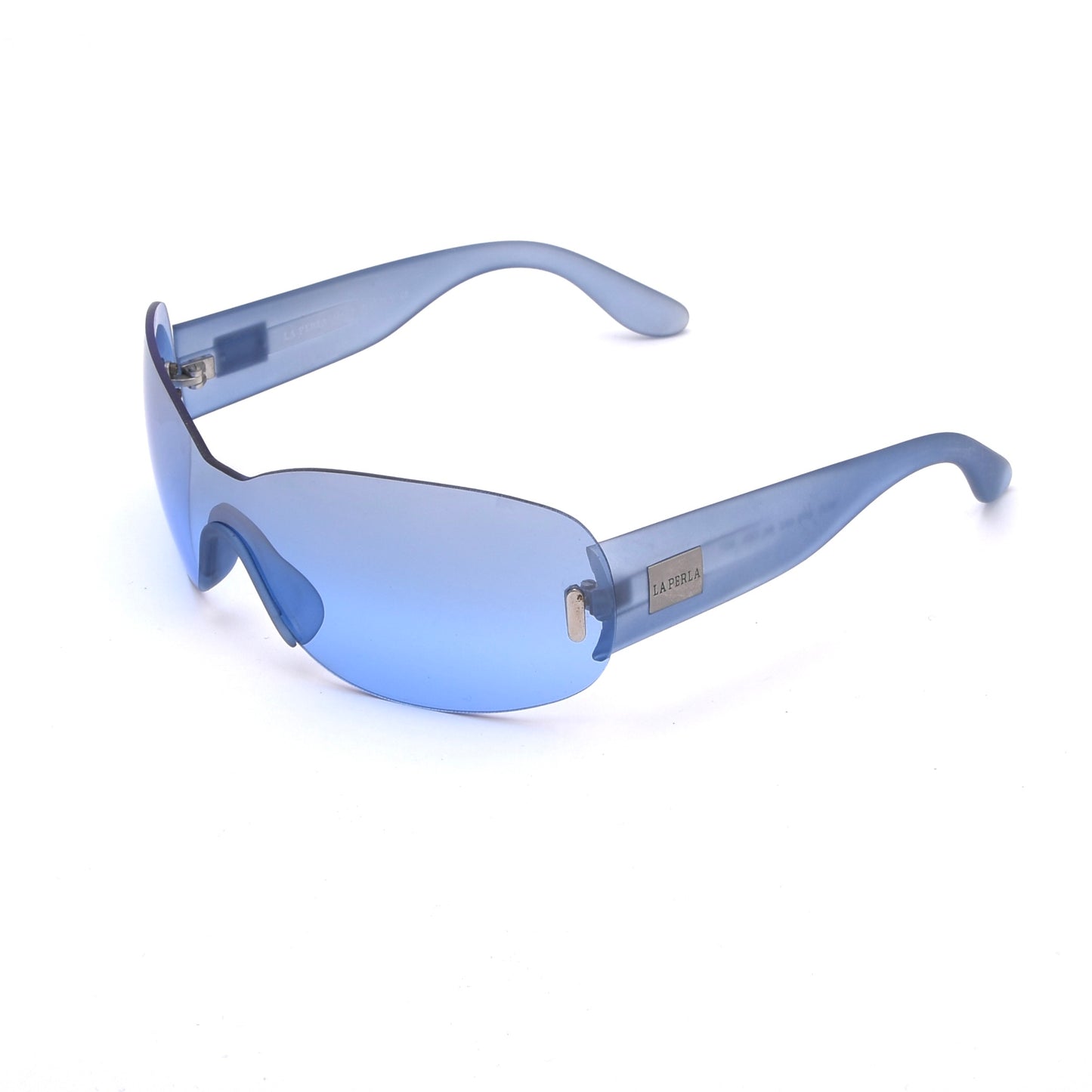 La Perla Vintage Y2K Shield Sonnenbrille Mod. SPE 052 68 - Blau
