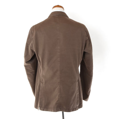 Brando x Lubiam Cotton Jacket Size 52 - Brown