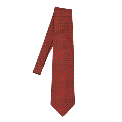 Gössl 100% Silk Tie ca. 146.5cm/10cm - Red