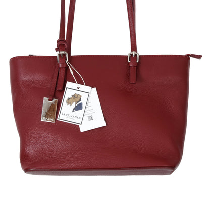 Pollini Leather Bag/Purse - Red