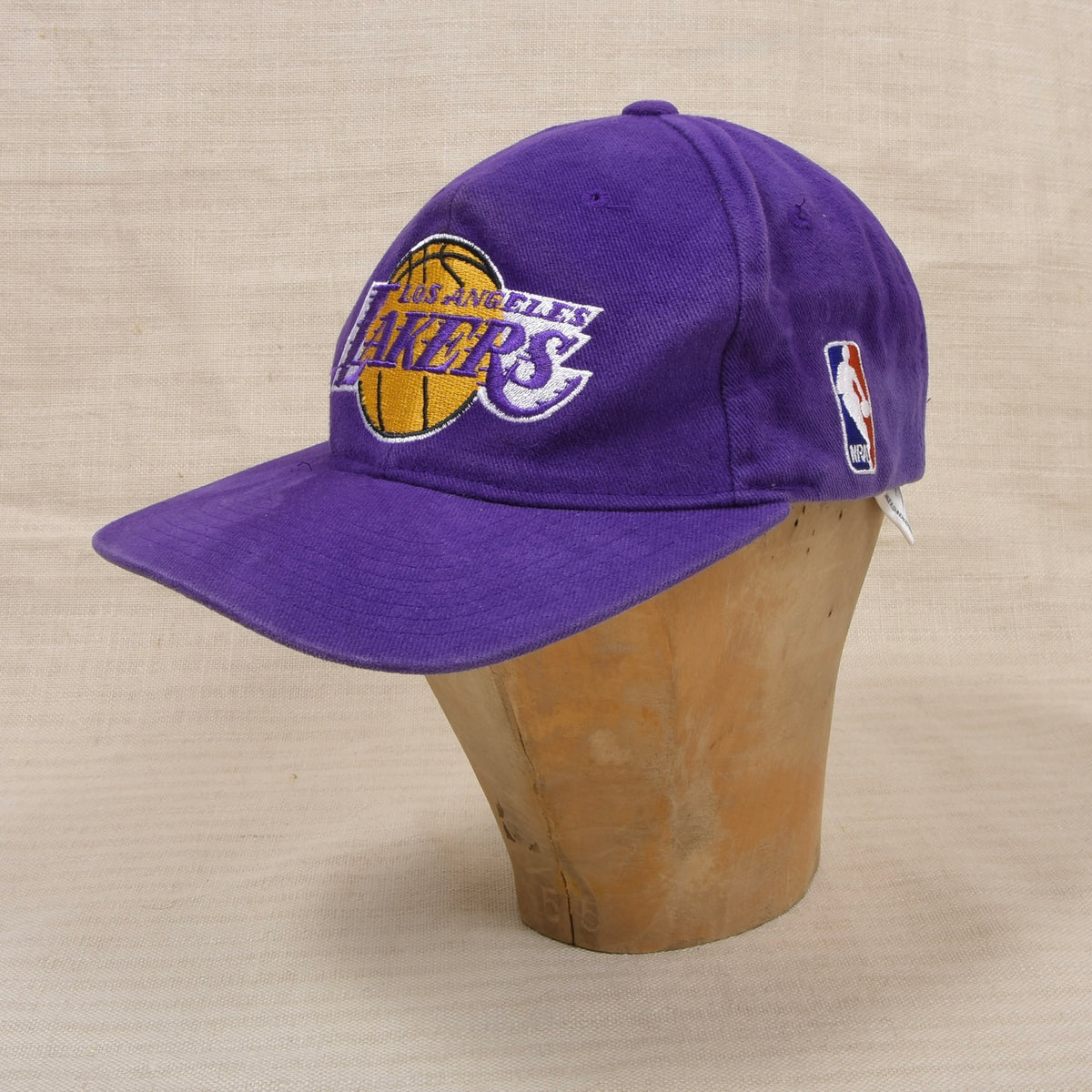 Vintae Lee Sport 1990er Los Angeles Lakers Cap - Lila