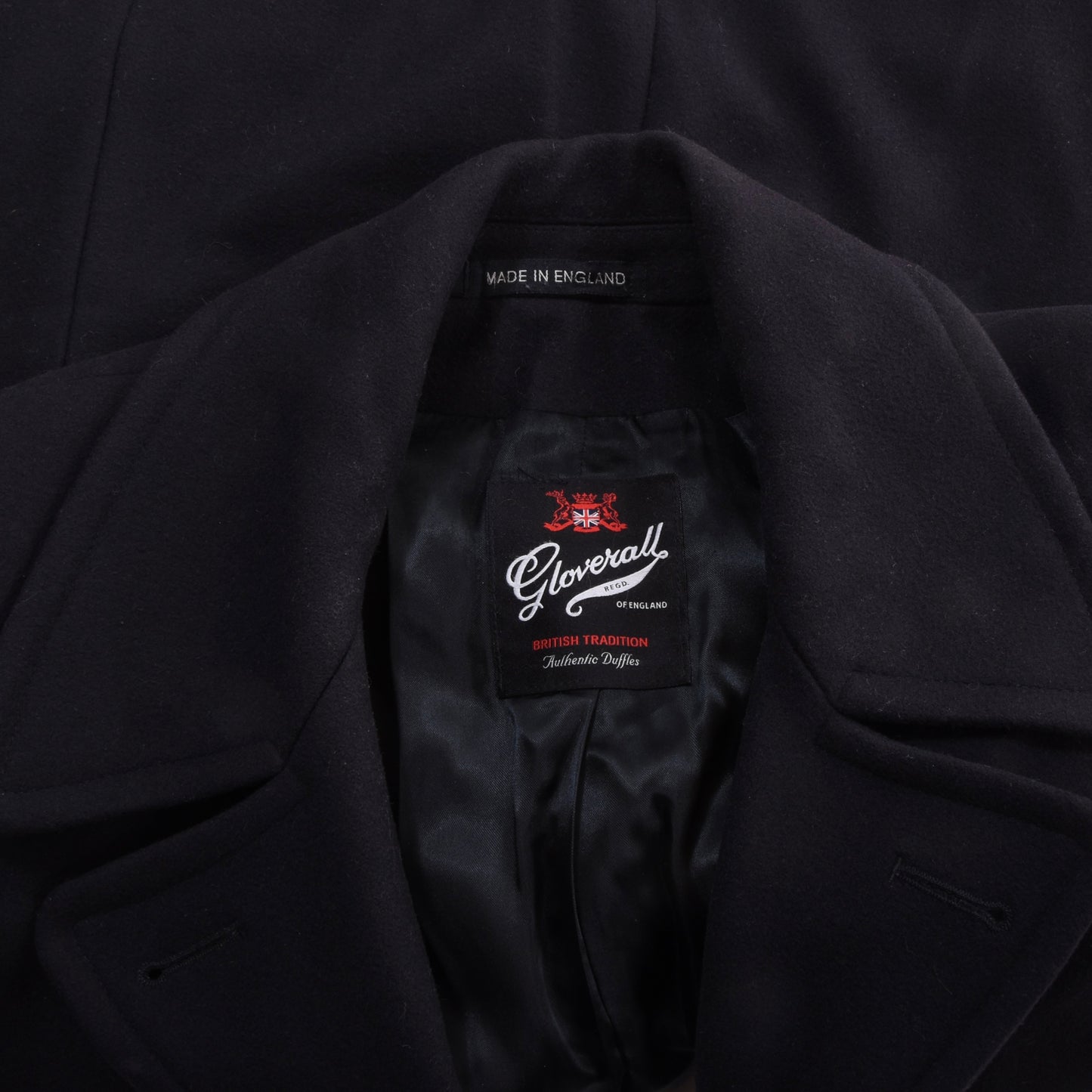 Gloverall Pea Coat Size M ca. 55cm - Navy