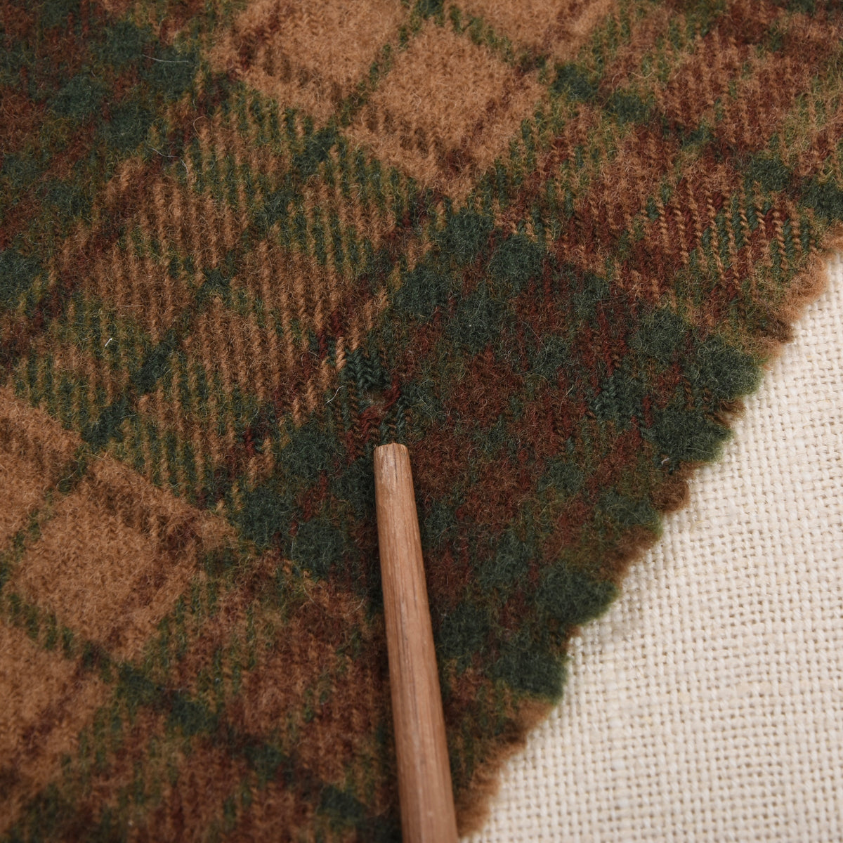 Vintage Barbour 100% Wool Scarf Made in Scotland ca. 135cm - Plaid