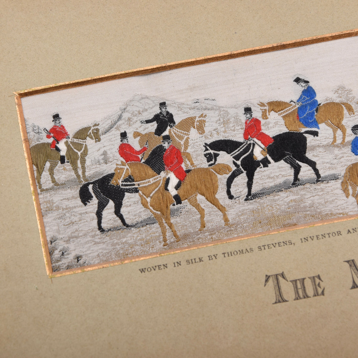 The Meet x Thomas Stevens in Silk Thread ca. 1900