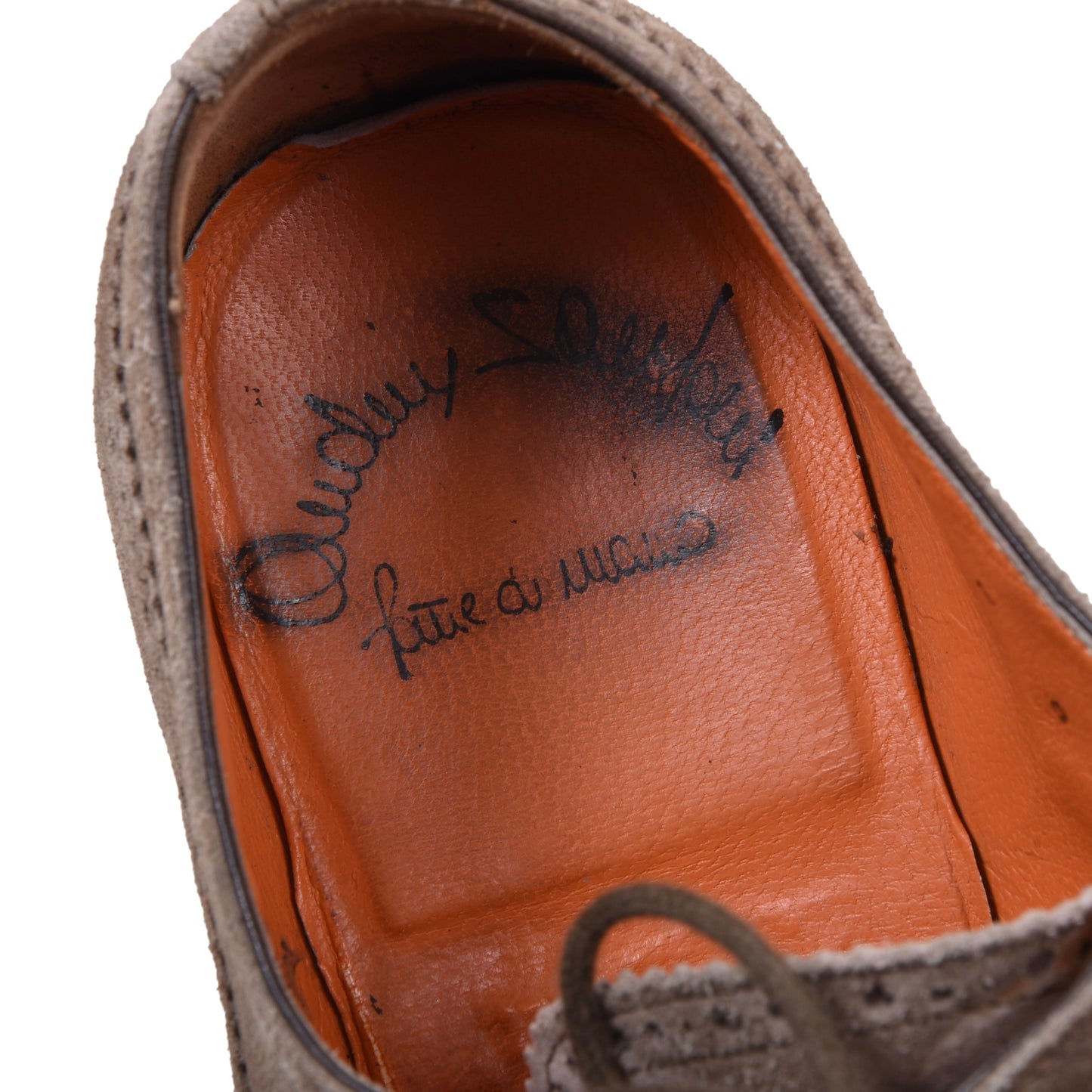 Santoni Wildlederschuhe Größe 8 - Beige/Hellbraun