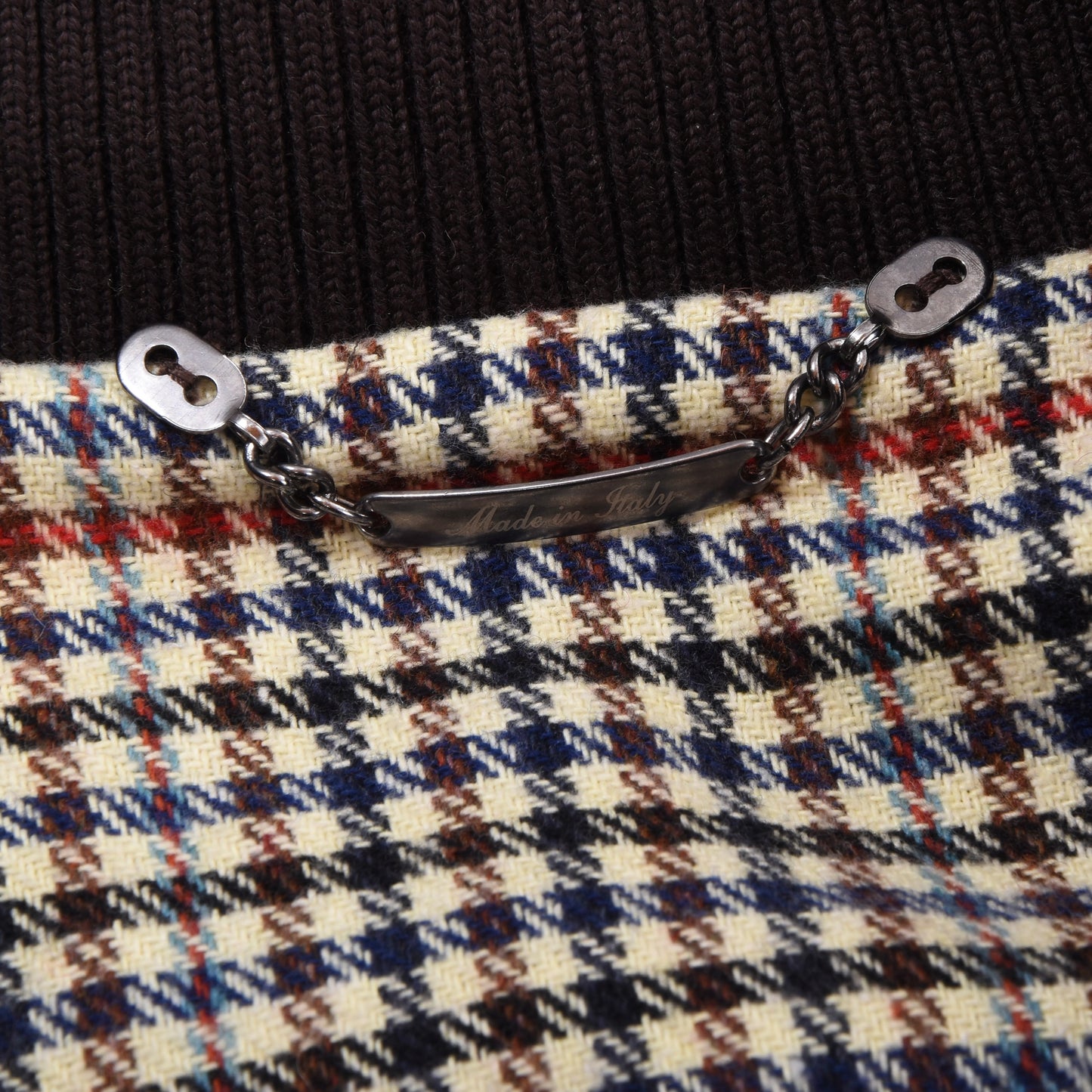 Delan Leather Jacket Size 58 ca. 64cm - Brown