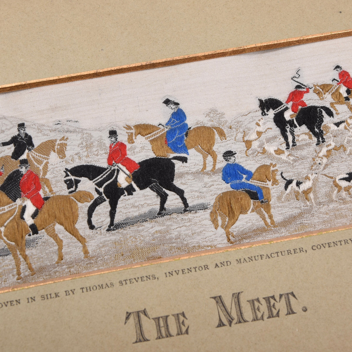 The Meet x Thomas Stevens in Silk Thread ca. 1900