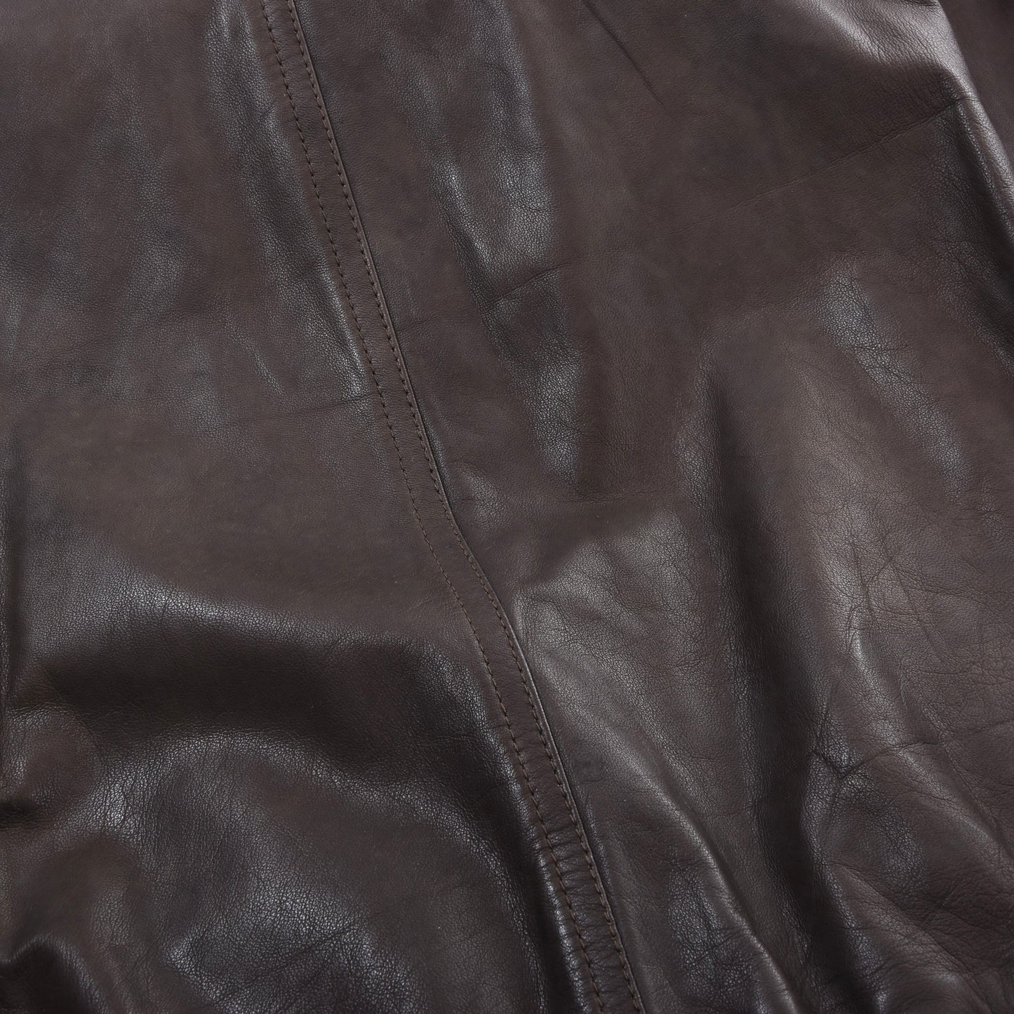 Delan Leather Jacket Size 58 ca. 64cm - Brown